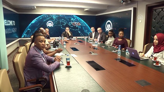 Güney Afrika medya heyetinden AA'ya ziyaret - ANKARA