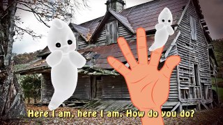 Finger Family Ghost | Funny Halloween Finger Family Nursery Rhymes | Kids Song