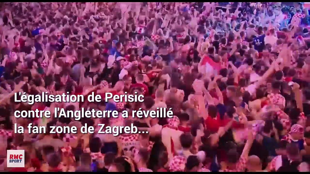 Angleterre - Croatie : La Croatie marque, les fumis noient la fan zone