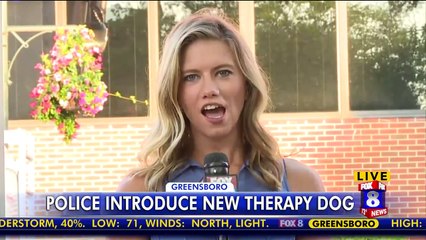 North Carolina Police Department Introduces 12-Week-Old Therapy Dog