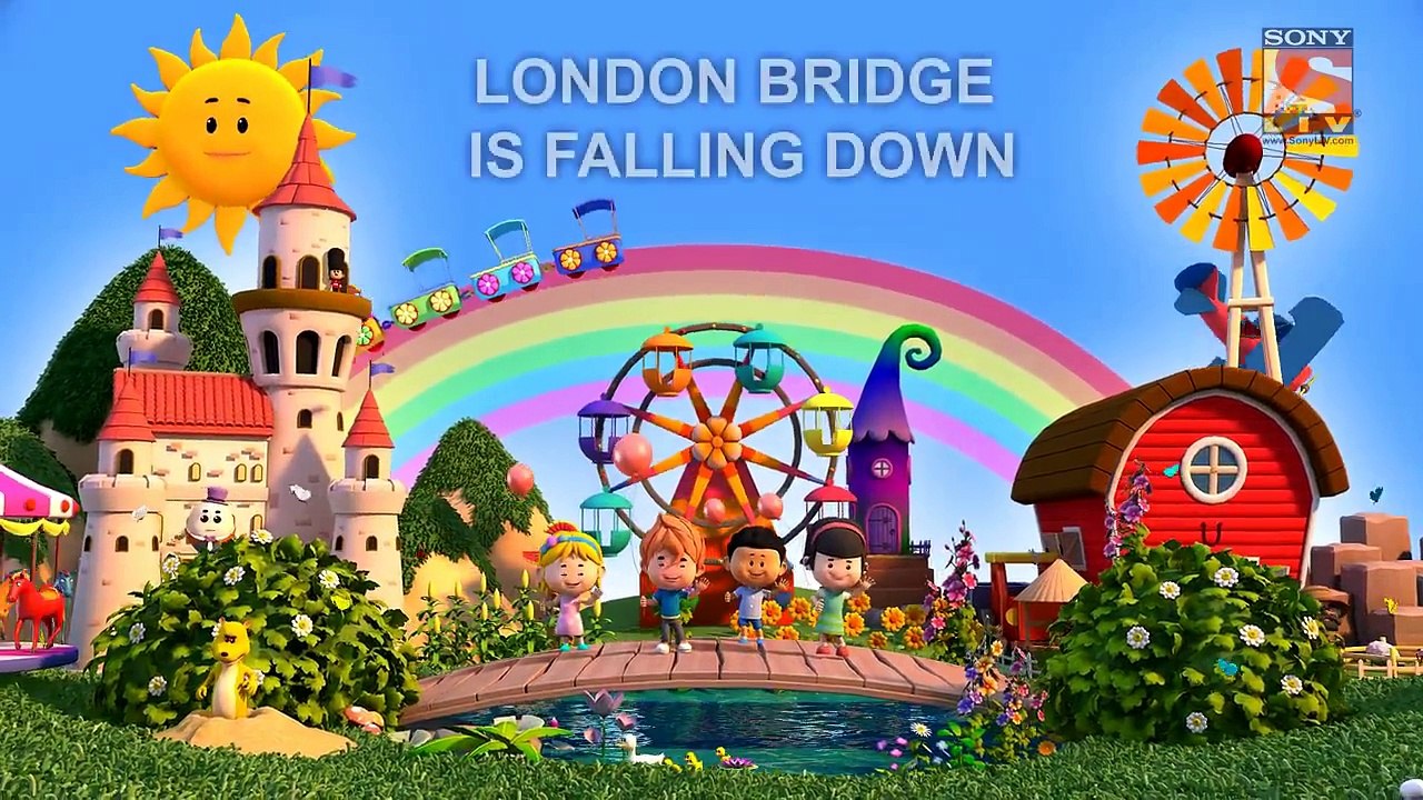 London Bridge Is Falling Down with Lyrics | LIV Kids Nursery Rhymes and Songs | HD