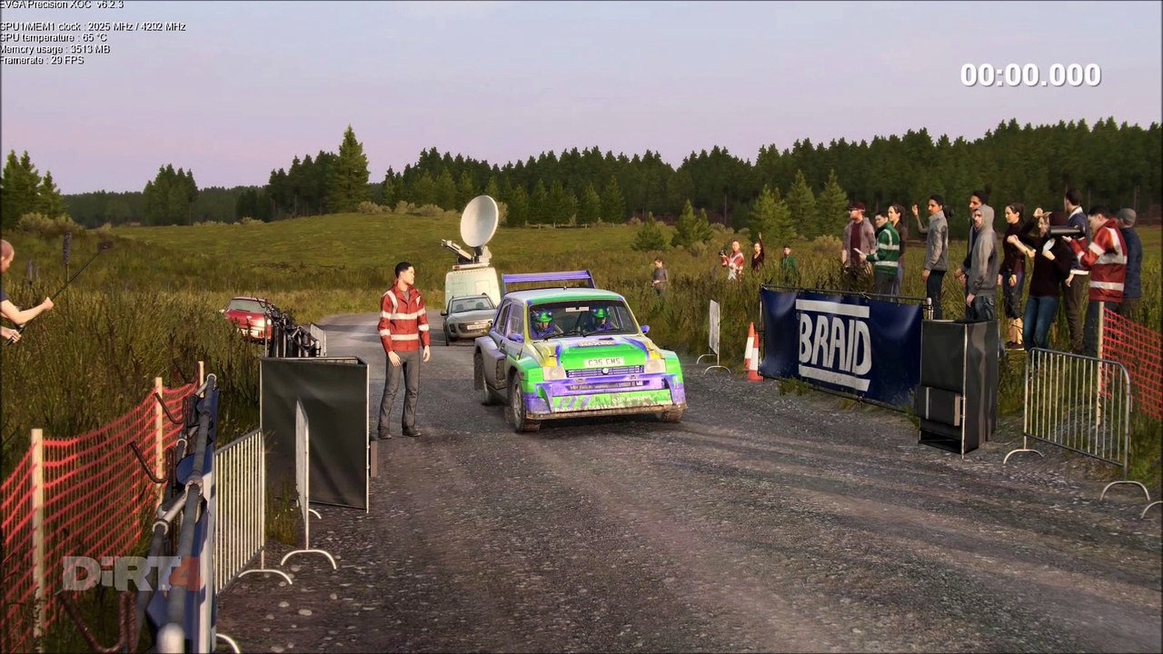 DiRT 4 Fly Cam Carno Lake International Group B Trophy Powys Wales Ev2 St4