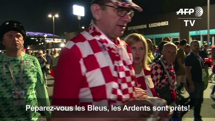 Mondial: les supporters de la Croatie heureux après la victoire
