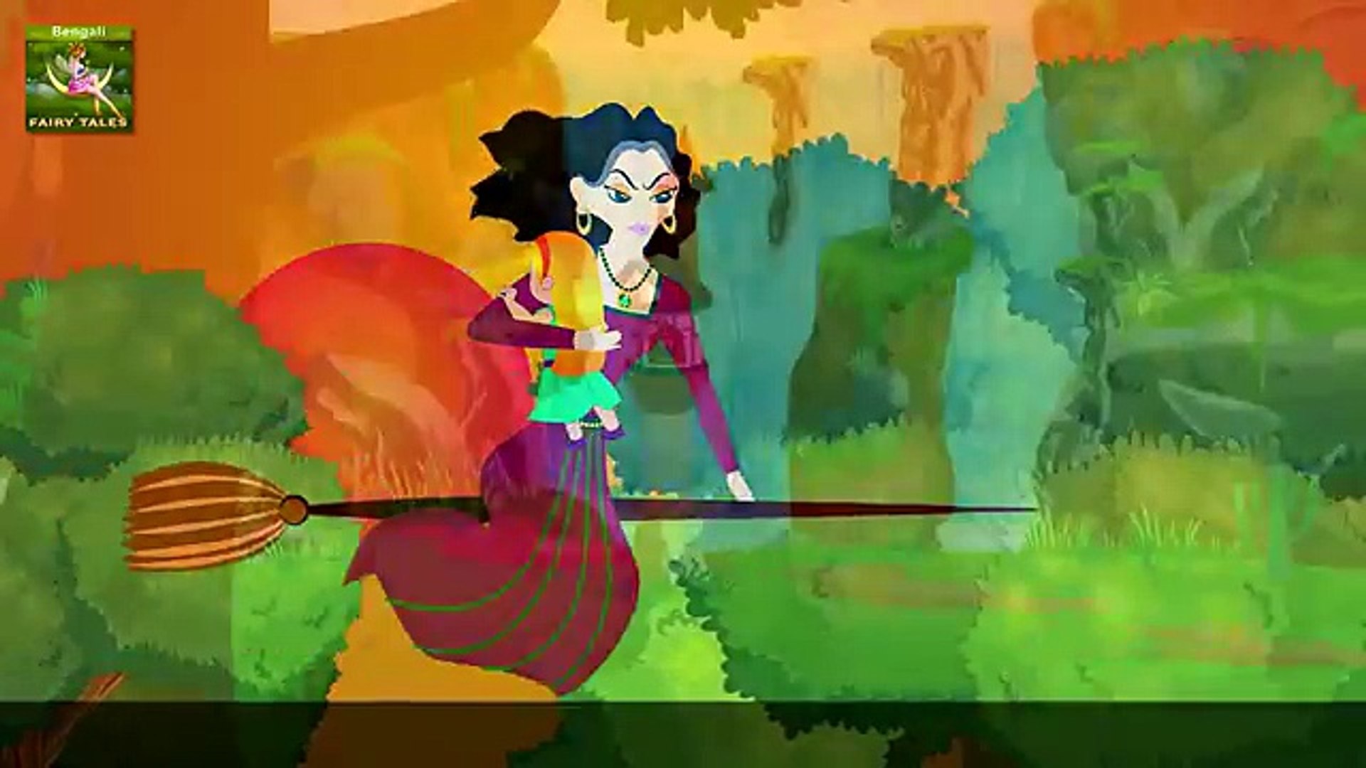 রূপান্জেল | Rapunzel in Bengali | Rupkothar Golpo | Bangla Cartoon | 4K -  video Dailymotion