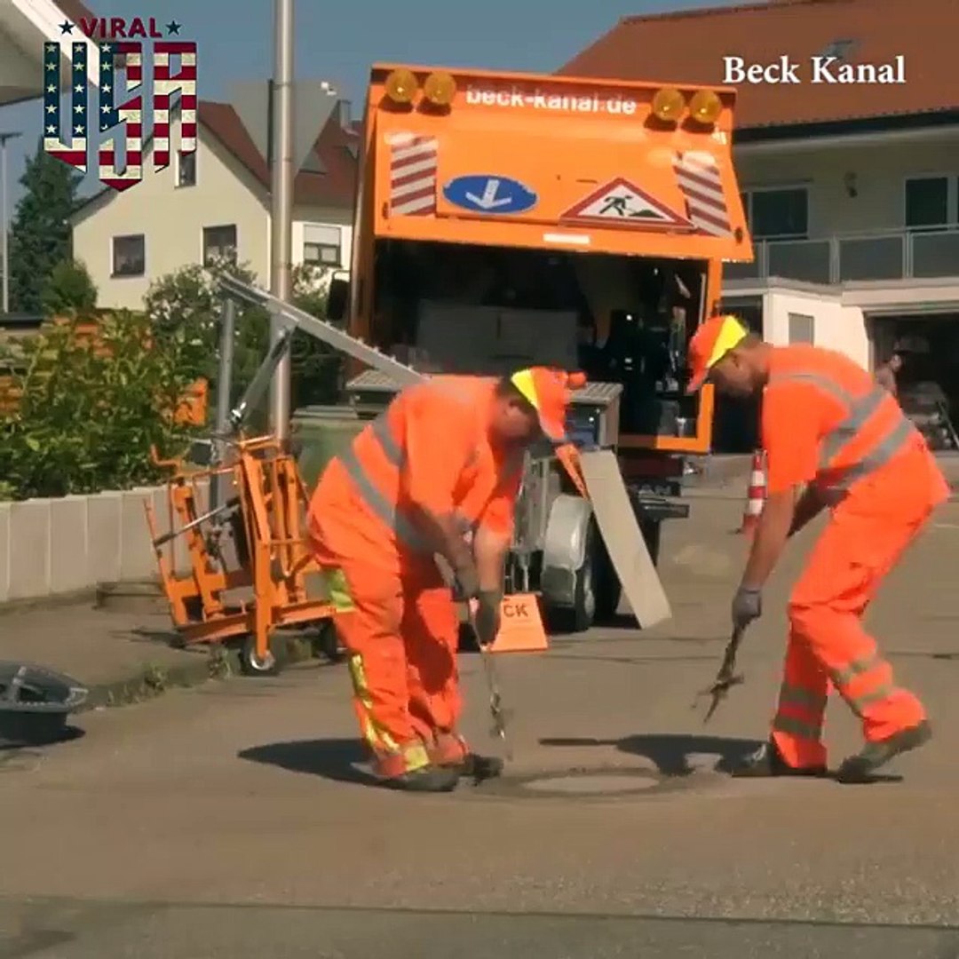 Viral in USA - Manhole Reparation in Germany -  Beck channel