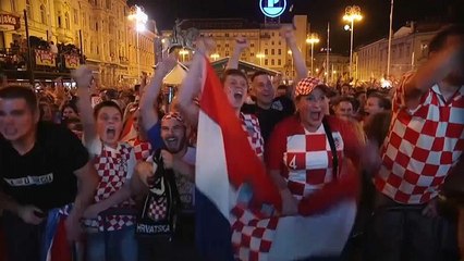 Торжества на улицах Загреба