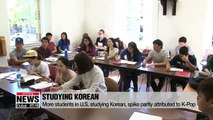 More students in U.S. studying Korean, spike partly attributed to K-Pop