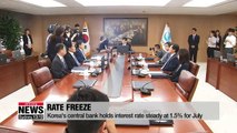 Bank of Korea keeps key interest rate at 1.5% for July