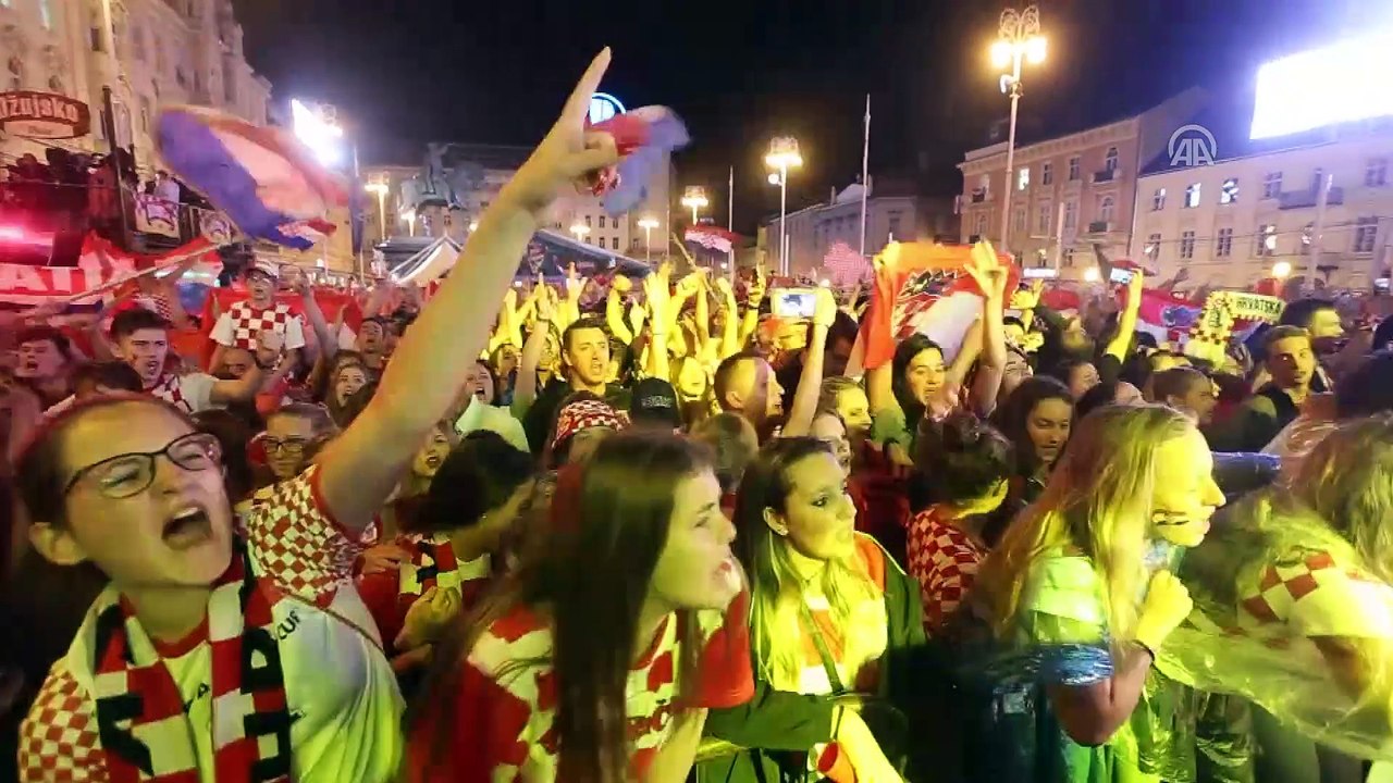 Hırvatistan tarihi zaferi coşkuyla kutluyor - ZAGREB