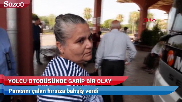 Parasını çalan hırsıza bahşiş verdi