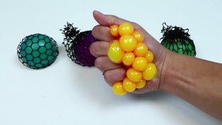 Whats Inside These Squishy Smash Water Toys & Color Changing Mesh Balls?!