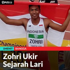Zohri Cetak Sejarah Lari