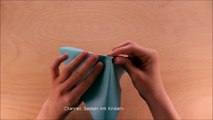 Schmetterling basteln mit Papier Geschenk falten Origami Basteltipps DIY Geschenkideen