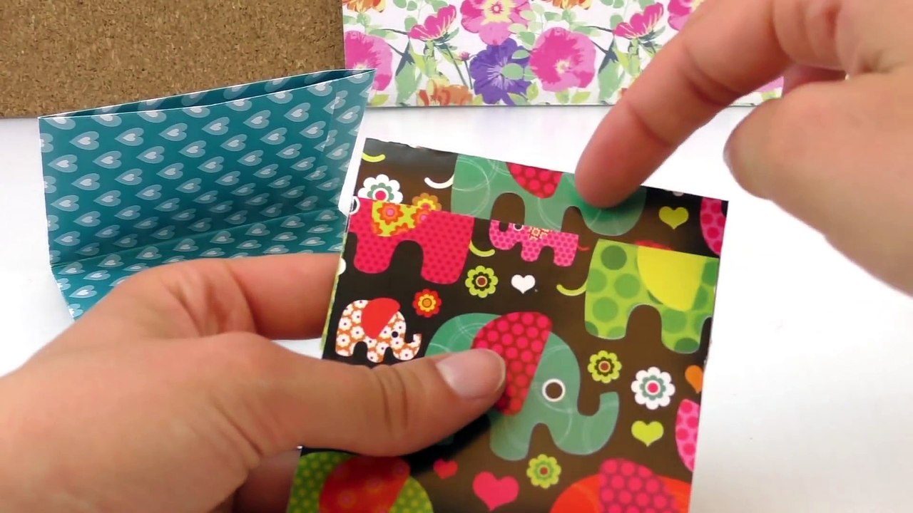 Geldbörse Portmonee aus Papier falten eigenes Portmonee basteln DIY wallet