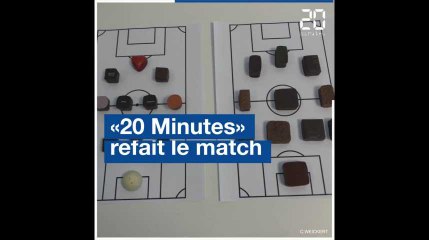On refait le match France/Belgique... Avec des chocolats