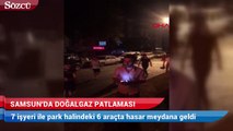 Samsun’da lokantada doğalgaz patlaması