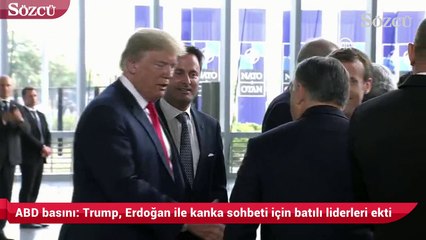 下载视频: ABD basını Trump, Erdoğan ile kanka sohbeti için Batılı liderleri ekti