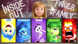 Disney Pizar Inside Out Finger Family Nursery Rhyme Song | With AbCdE