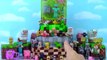 MINECRAFT Play Doh Cake! Grass Stone Netherrack Series 1 2 3! Hangers! Mini Figure Blind Boxes!