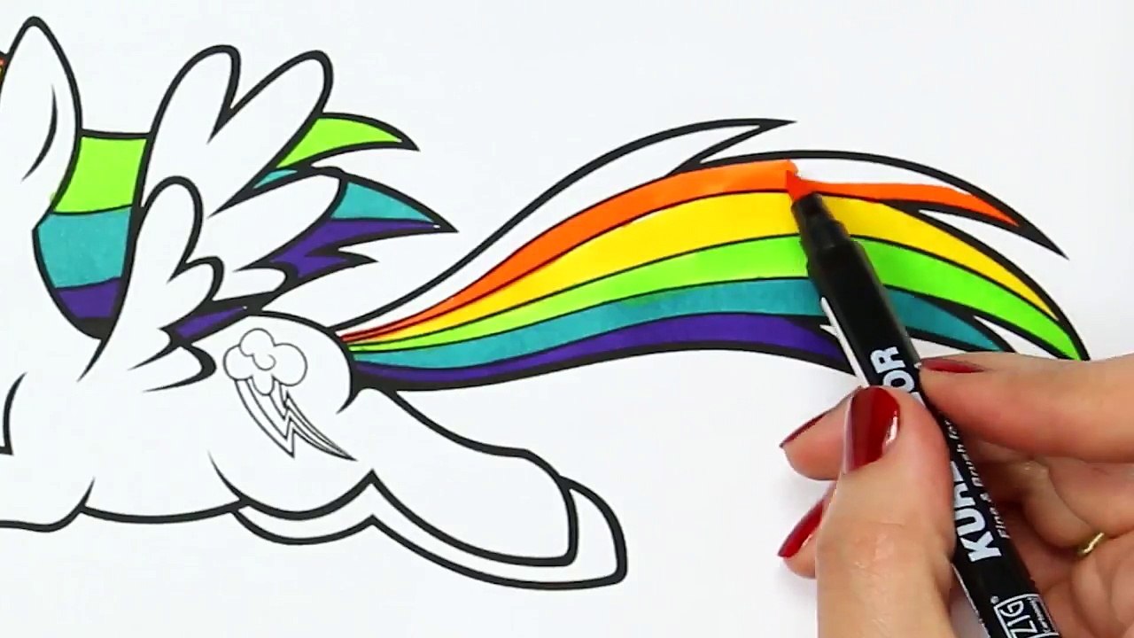 Mój Mały Kucyk kolorowanki | Kolorowanka Mój Mały Kucyk | Małych Rączek Kolorowanka dla Dzieci