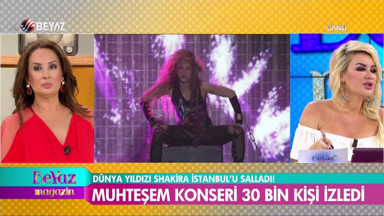 Ünlüler, Shakira'nın konserine akın etti
