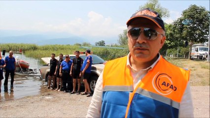 AFAD’dan Sapanca Gölü’nde gerçeği aratmayacak kurtarma tatbikatı