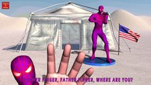 PINK SPIDER-MAN CATWOMAN SING KARAOKE Finger Family | Nursery Rhymes for Children | 3D Animation