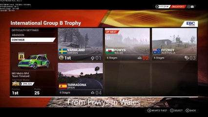 Download Video: DiRT 4 Fly Cam Llyswen Vally International Group B Trophy Powys Wales Ev2 St2