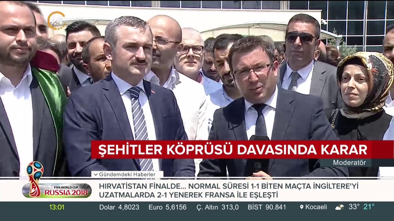 15 Temmuz Şehitler Köprüsü davasında karar