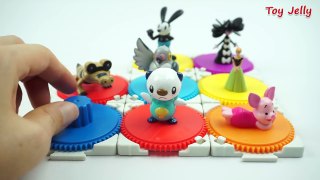 Color Balls Surprise Cups Pokemon Go toys, Diseny Surprise Eggs, Frozen, Piglet , Oswald Rabbit