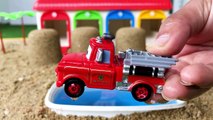 Learn Colors for Childrens with Disney Cars Toys - Cars 3 Tow Mater, Doc Hudson & Water Color