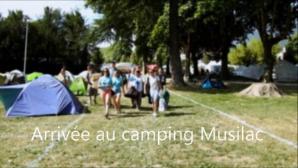 Une arrivée progressive des campeurs-festivaliers de Musilac