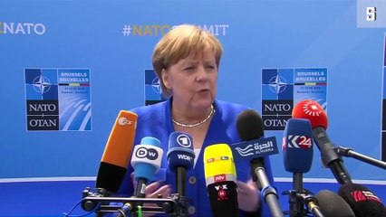 Nato Gipfel Merkel kontert Trump Kritik