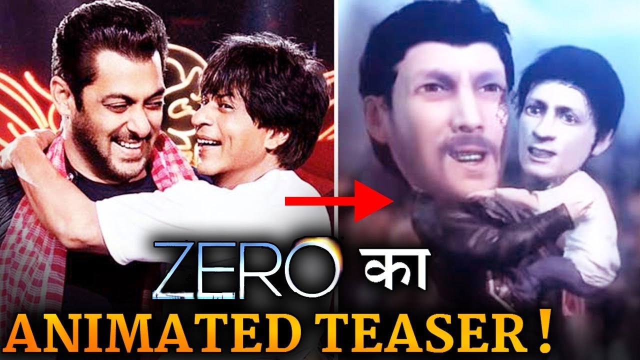 Shahrukh Khan Shared Zero Funny Animated Teaser !!