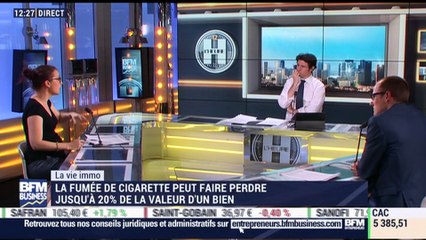 La vie immo: La fumée de cigarette peut faire perdre jusqu'à 20% de la valeur d'un bien immbolier - 12/07