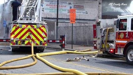 East Orange Commercial Building Fire on S. Grove St