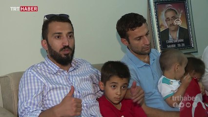 15 Temmuz'da iki kardeş gazi babaları şehit oldu