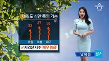 [날씨]한낮 폭염·밤 열대야…당분간 비소식 없어