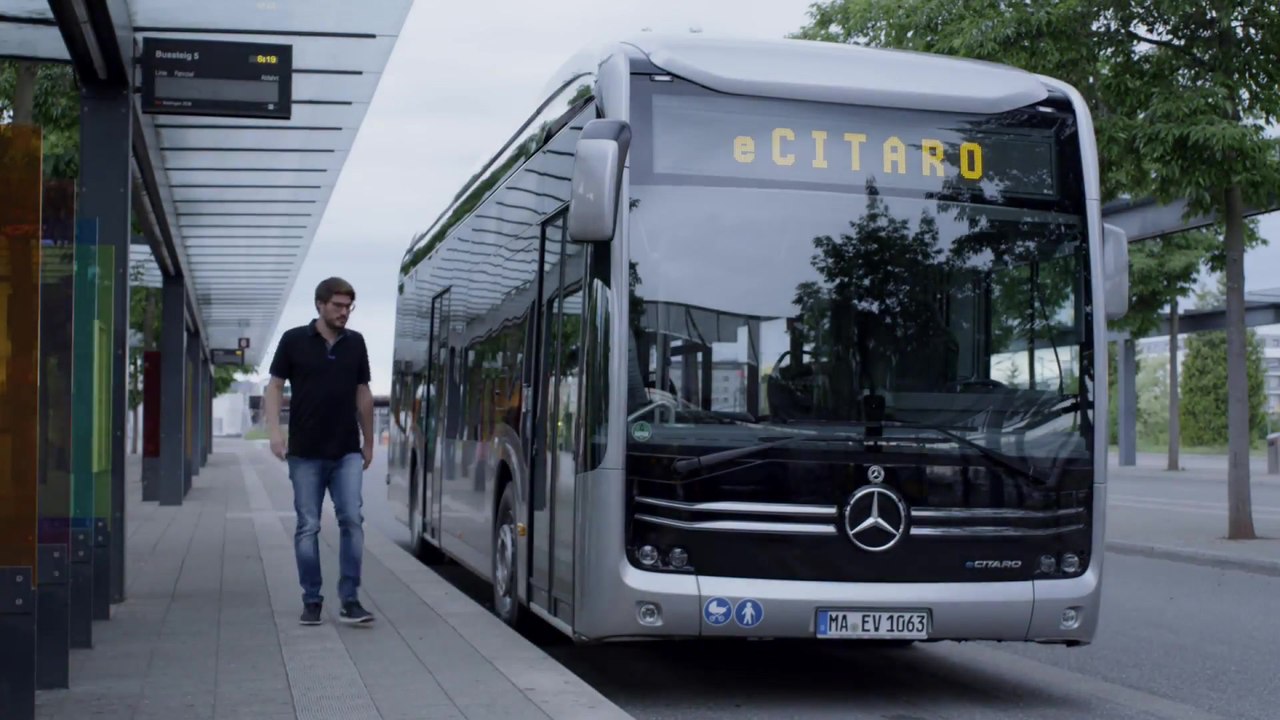 Elektrifizierung des ÖPNV - Weltpremiere für vollelektrischen Stadtbus Mercedes-Benz eCitaro