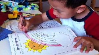 Toddler Coloring Rainbow