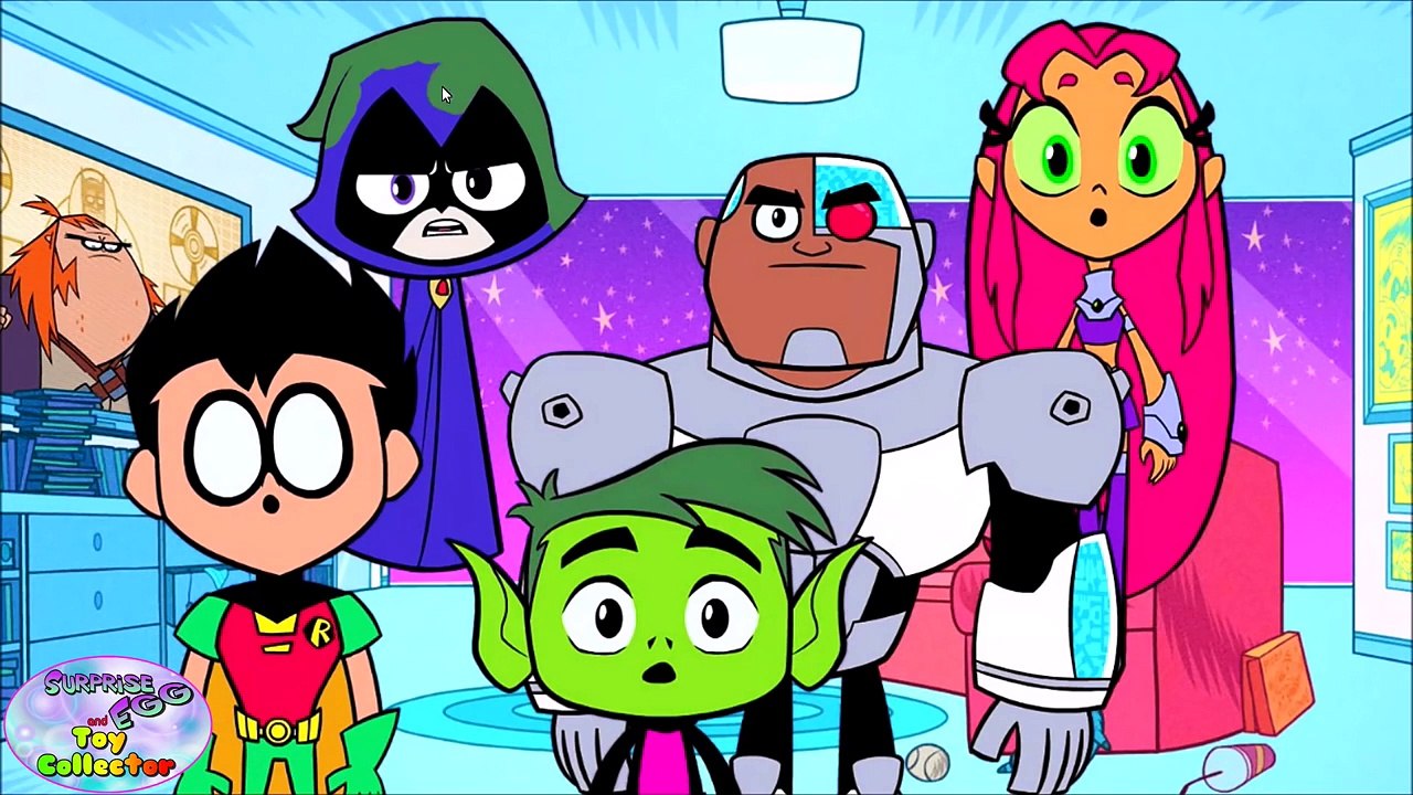 Teen Titans Go! Color Swap Transforms Episode Starfire Robin Surprise Egg and Toy Collector SETC