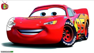 Coloring Book Cars Lightning McQueen - Coloring Pages For Kids Videos Episode 1