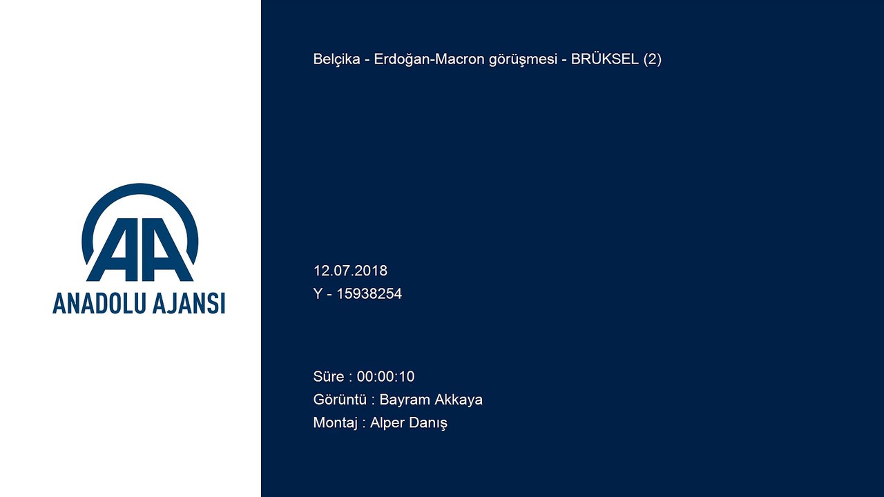 Erdoğan-Macron görüşmesi - Detaylar - BRÜKSEL