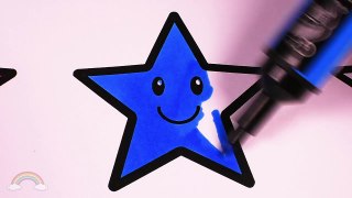 How to Draw Stars for Baby - Fun Coloring Book and Drawing for Kids