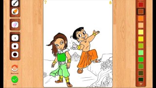 Chhota Bheem Arjun Coloring Age | Coloring Chhota Bheem Cartoon | Chota Bheem Speed Colouring