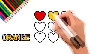 How To Draw Horse For Kids With Animal Coloring Page | Learn Colors