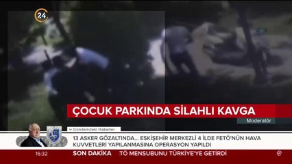Çocuk parkında silahlı saldırı