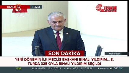 Binali Yıldırım Meclis'teki soğuk havayı dağıttı