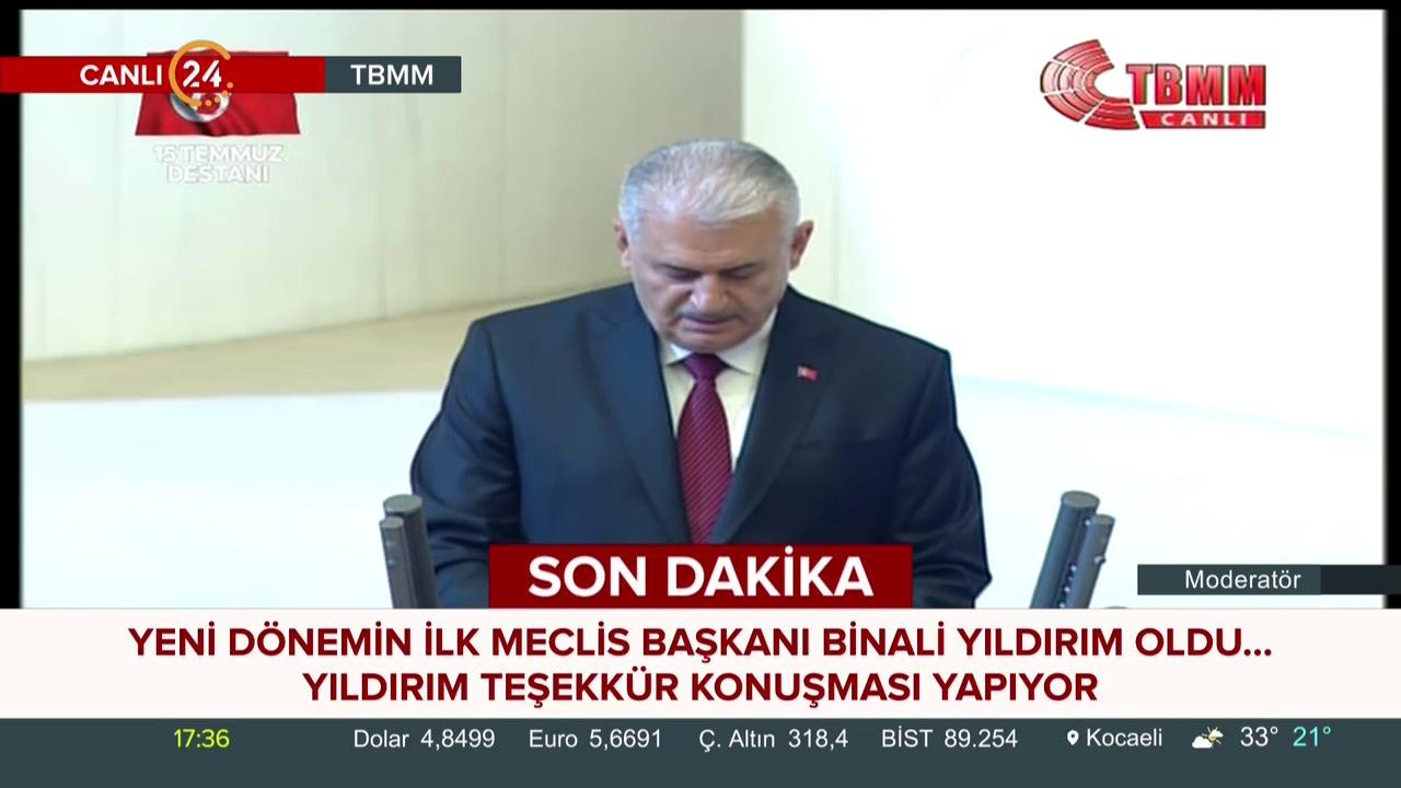 Yeni dönemin Meclis Başkanı belli oldu
