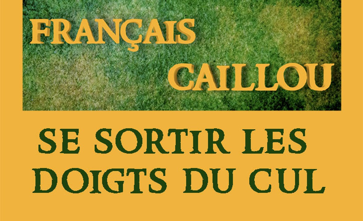 Français caillou / Définition du jour : "Se sortir les doigts du cul"